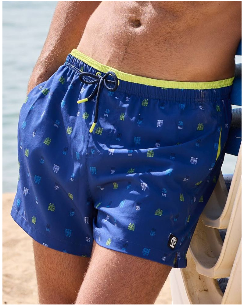 Patterned Swim Shorts Massana (Denim)