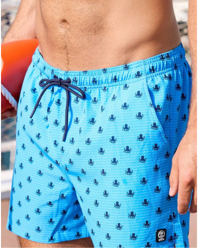 Short de bain Pieuvre Massana (Bleu)