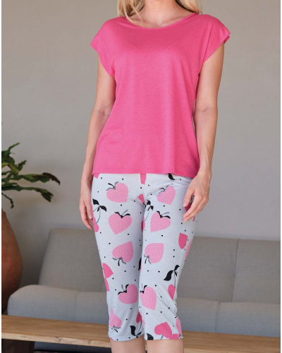 Pijama corto Fresa Massana (Fucsia)