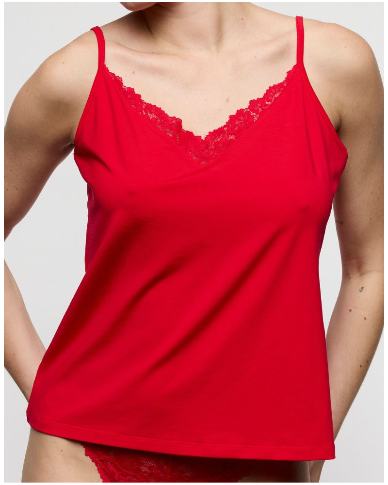 Camiseta de tirantes finos Marie Jo Soft Studio (True Red)
