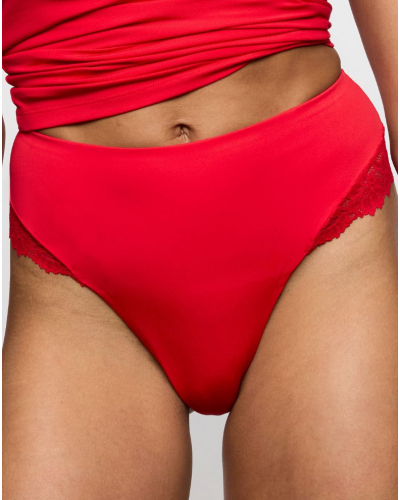String taille haute lissant Marie Jo Soft Studio (True Red)