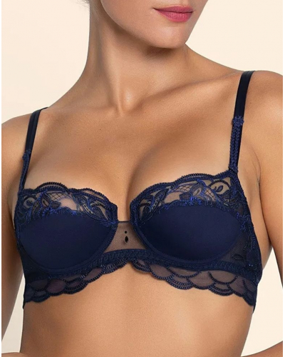 Soutien-gorge corbeille Lise Charmel Eclat Couture (Bleu Night)