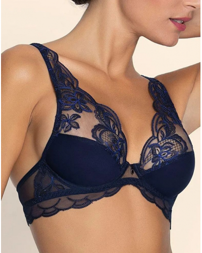 Glamour bra Lise Charmel Eclat Couture (Bleu Night)