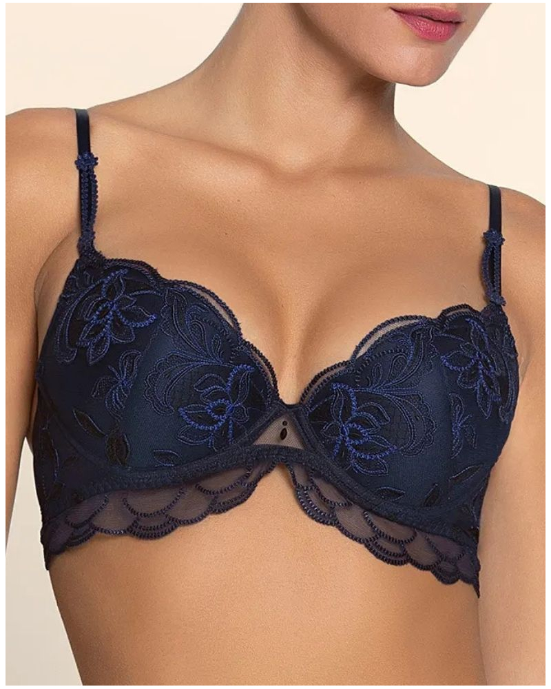 Soutien gorge coques Antigel imprimé pois chocolat | Lingerie Sipp