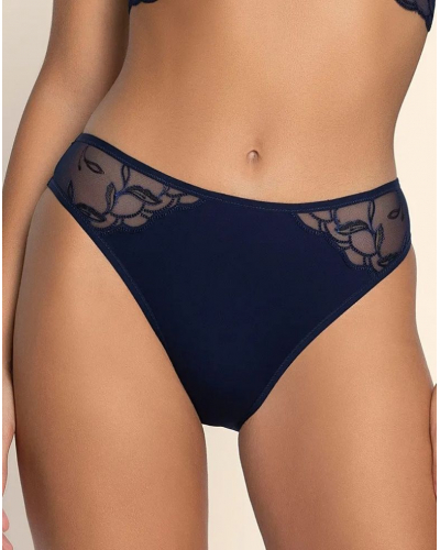 Slip fantaisie Lise Charmel Eclat Couture (Bleu Night)