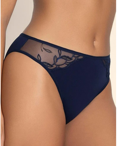 Slip fantaisie Lise Charmel Eclat Couture (Bleu Night)
