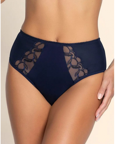 Slip taille haute Lise Charmel Eclat Couture (Bleu Night)