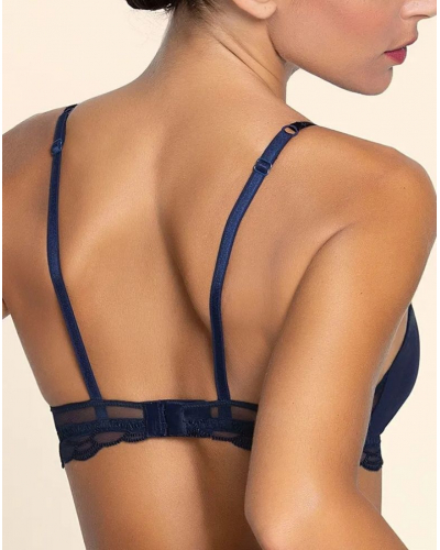 Sujetador sin aros con lentejuelas Lise Charmel Eclat Couture (Bleu Night)