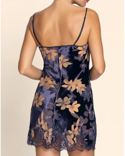 Devoured velvet nightdress Lise Charmel Eclat Couture (Bleu Night)