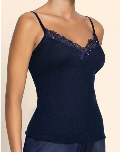 Caraco laine et soie Lise Charmel Eclat Couture (Bleu Night)