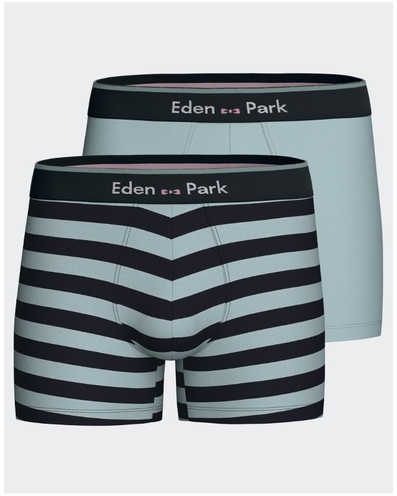 Shorty en coton Eden Park 1H71 BL136 (Lot de 2)