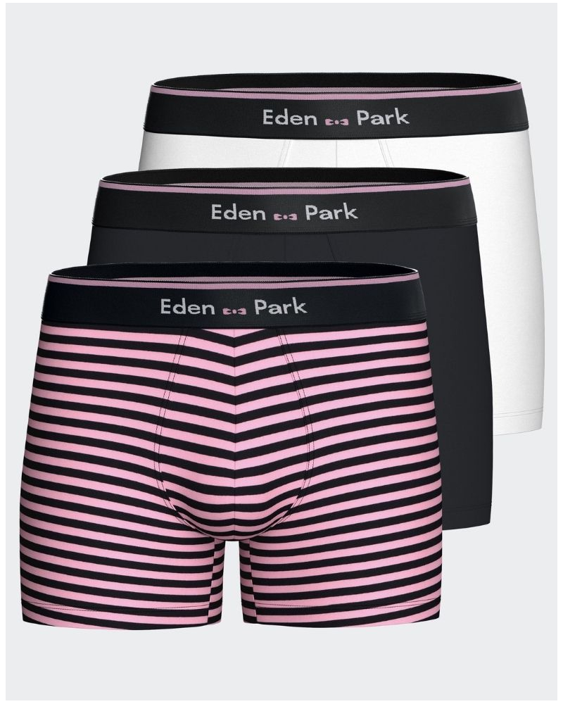 Shorty de algodón Eden Park 1H72 PKD85 (Lot de 3)