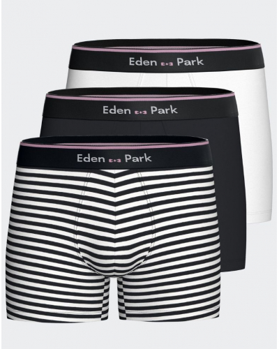 Shorty de algodón Eden Park 1H72 NB039 (Lot de 3)
