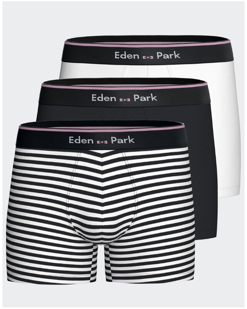 Shorty de algodón Eden Park 1H72 NB039 (Lot de 3)