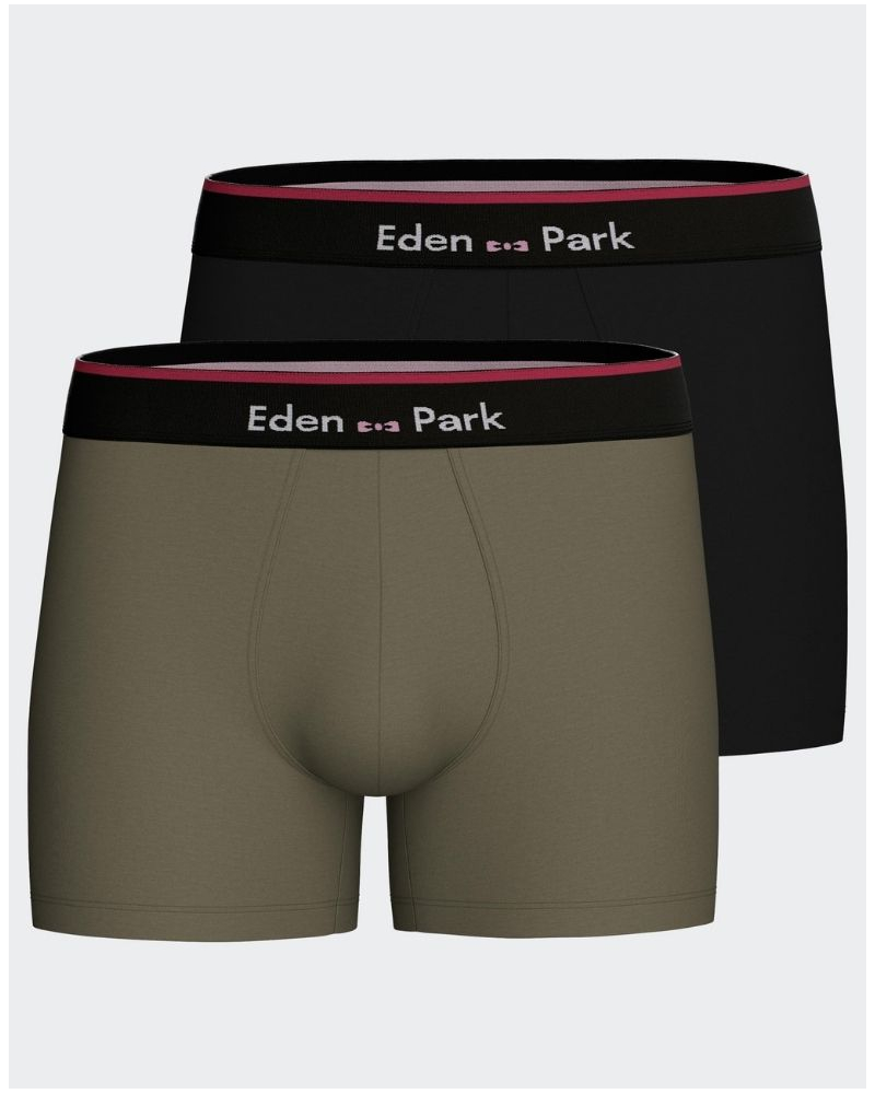 Shorty en coton Eden Park H77P2 GN142 (Lot de 2)