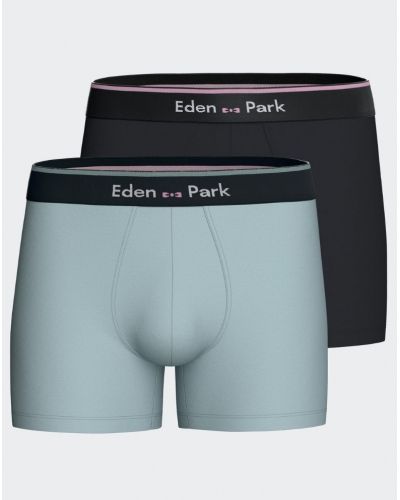 Shorty en coton Eden Park H77P2 BL136 (Lot de 2)