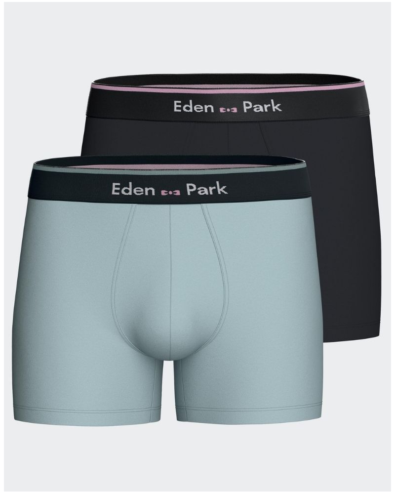 Shorty en coton Eden Park H77P2 BL136 (Lot de 2)