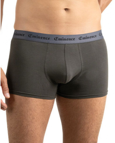 Lot de 3 boxers coton stretch Eminence Allure (Kaki / Marine / Gris)