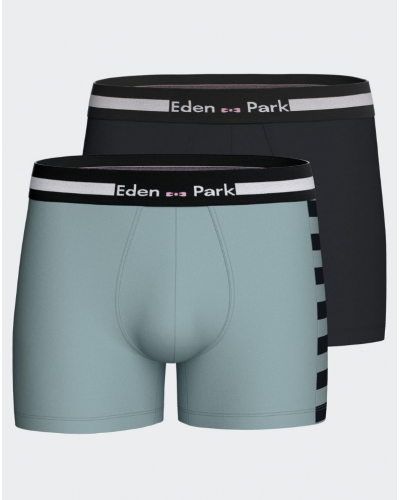 Shorty de algodón Eden Park H80P2 BL136 (Juego de 2)