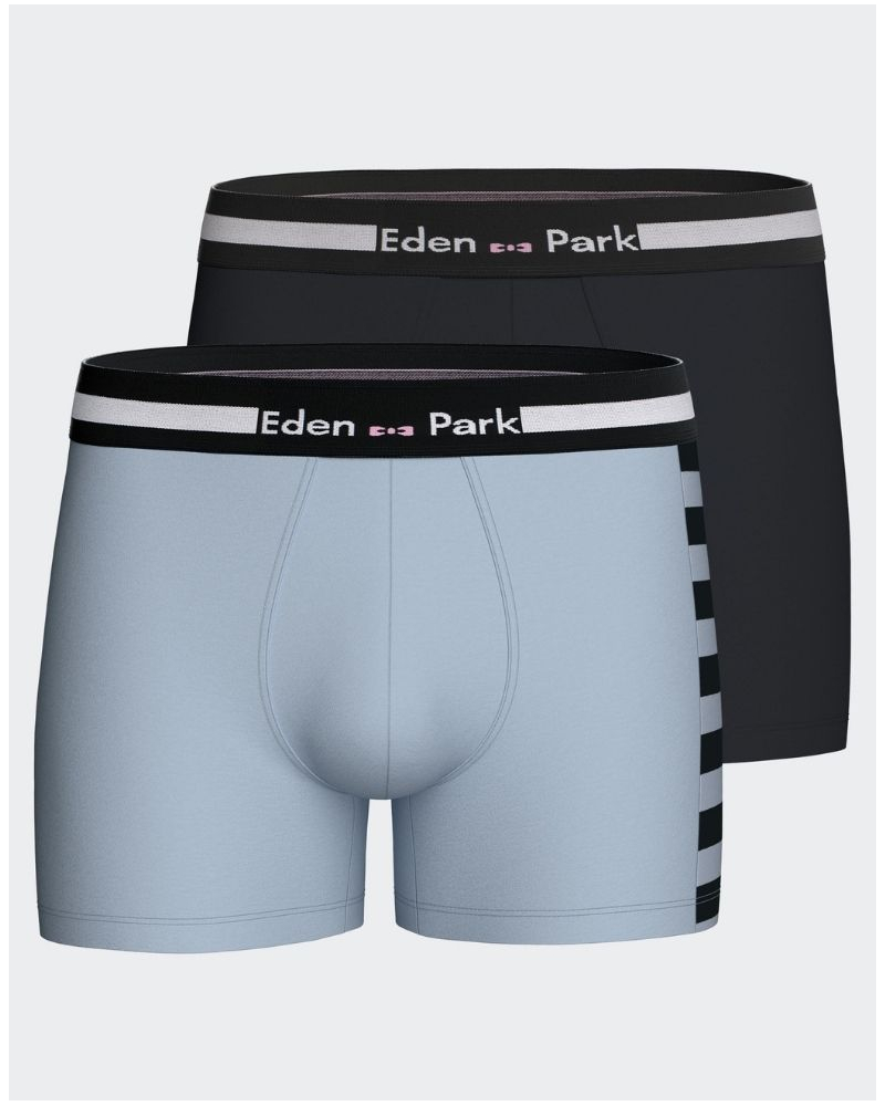 Shorty en coton Eden Park H80P2 BL137 (Lot de 2)