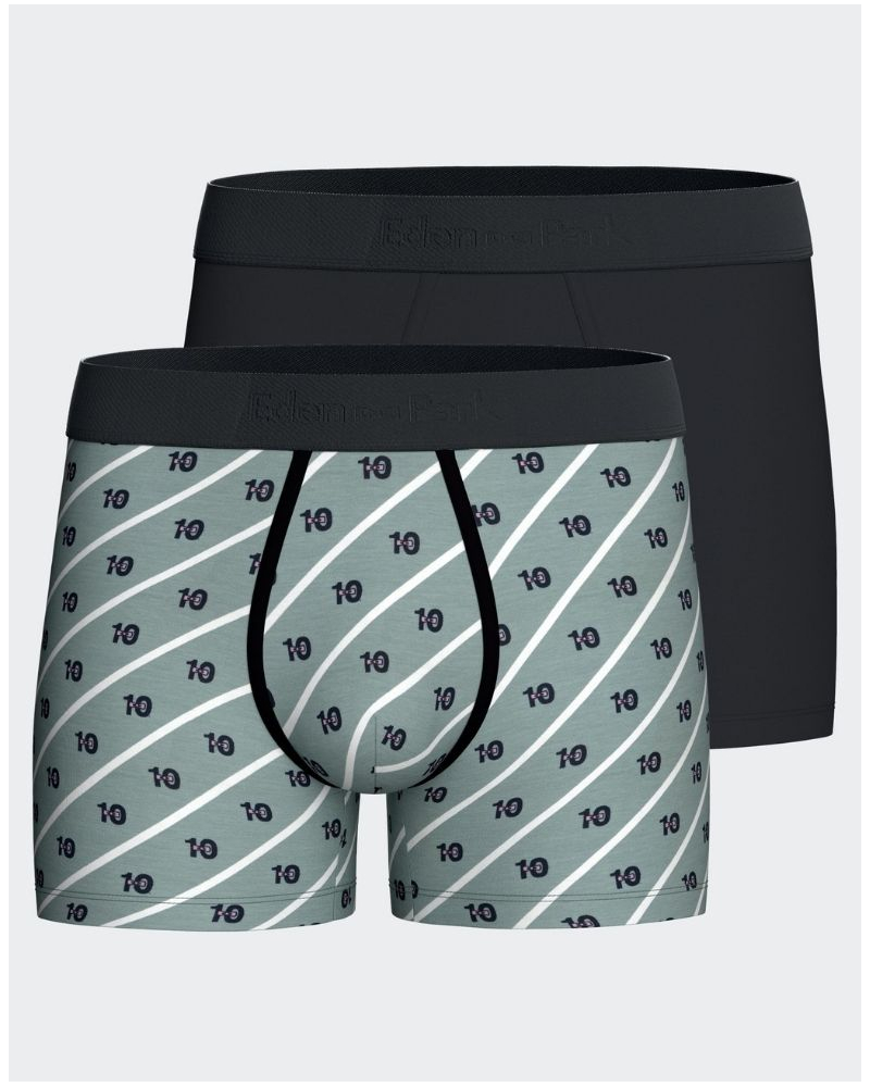 Shorty de algodón Eden Park H83 BL136 (Pack de 2)