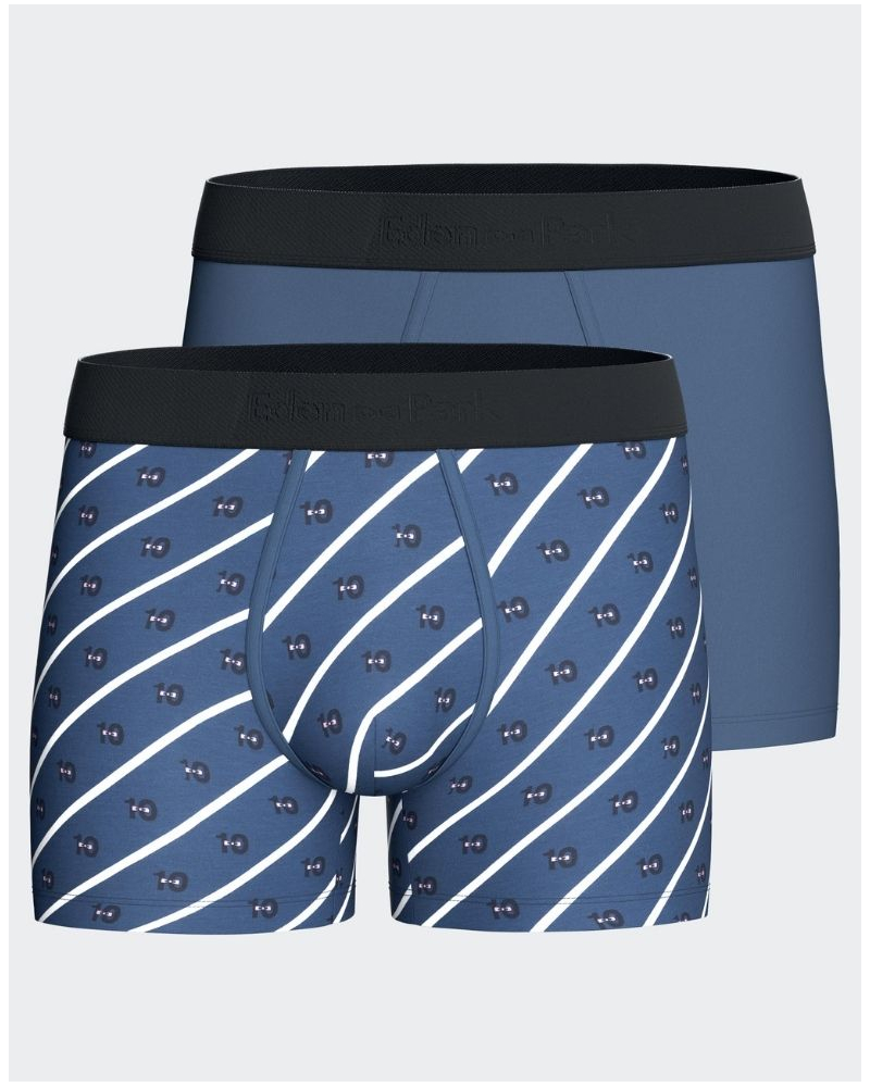 Shorty de algodón Eden Park H83 BLJ93 (Pack de 2)