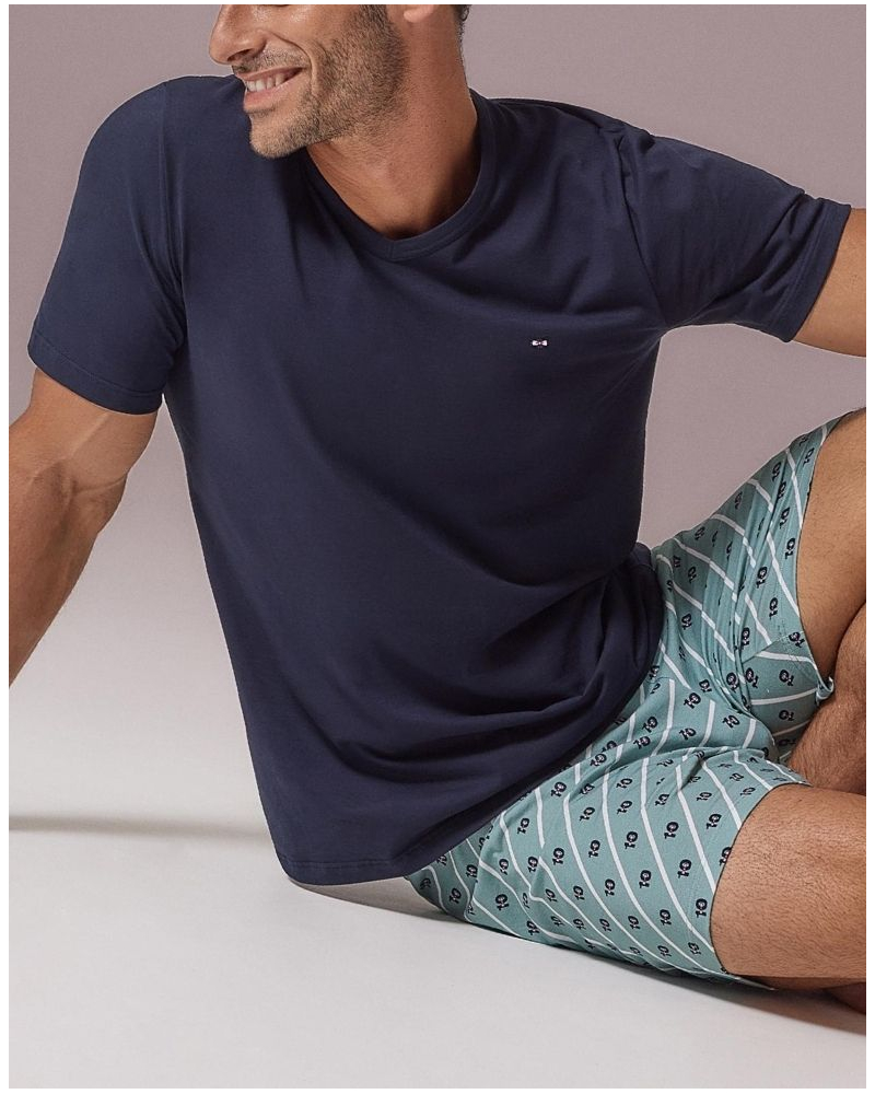 Pijama corto Eden Park 100% Algodón H83 (BL136)