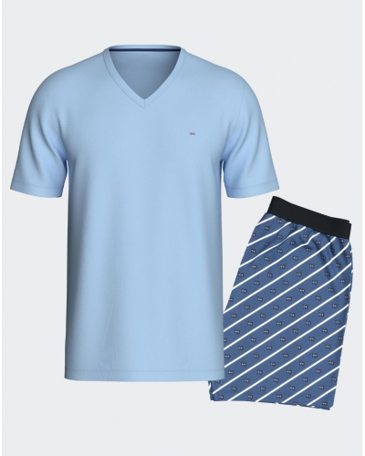 Pyjama court Eden Park 100% Coton H83 (BLJ93)