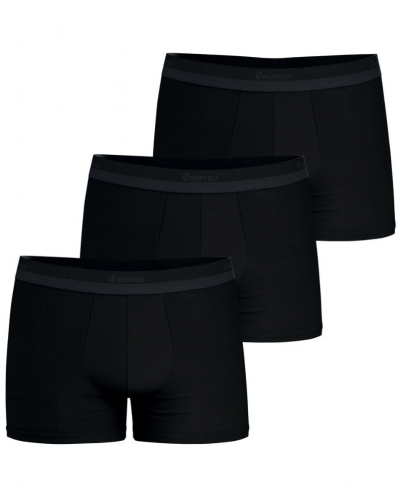 Pack of 3 Eminence Studio Stretch Cotton Boxers (Black)