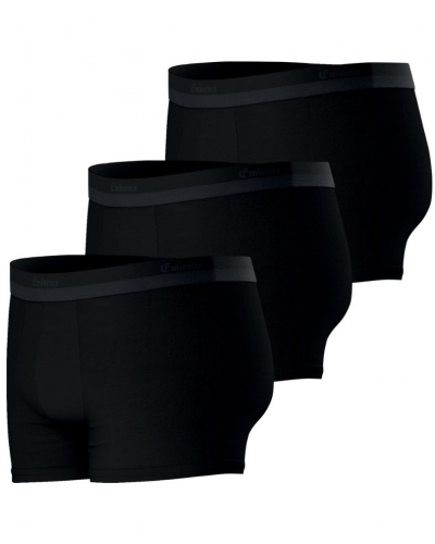 Pack of 3 Eminence Studio Stretch Cotton Boxers (Black)