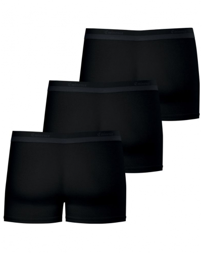 Pack of 3 Eminence Studio Stretch Cotton Boxers (Black)