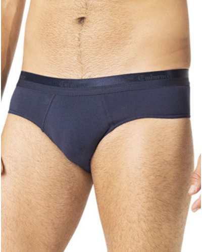 Set of 3 Eminence Studio Stretch Cotton Briefs (Black / Teal / Navy)