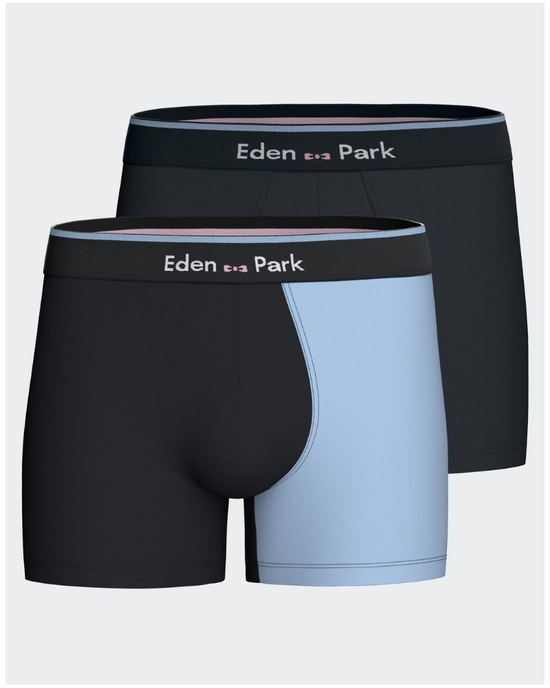 Shorty de algodón Eden Park H92 BL009 (Pack de 2)