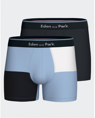 Shorty en Coton Eden Park H98P2 BL009 (Lot de 2)