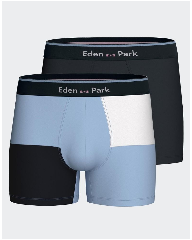 Shorty en Coton Eden Park H98P2 BL009 (Lot de 2)