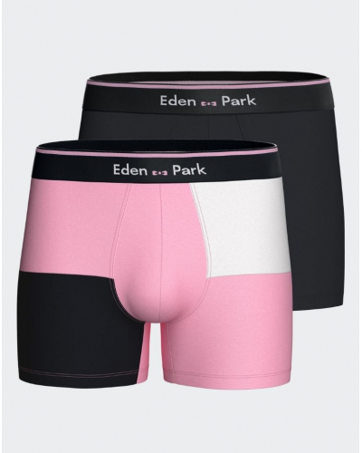 Shorty en Coton Eden Park H98P2 PKD85 (Lot de 2)