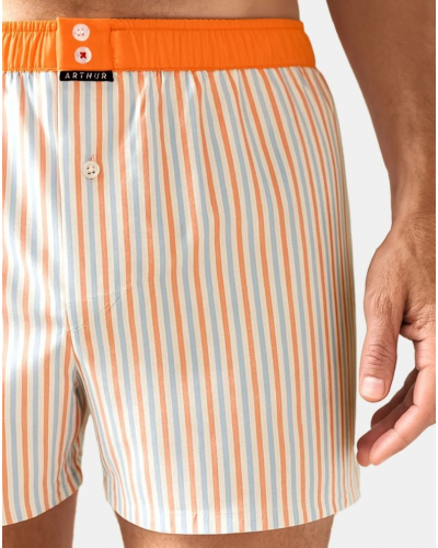 Caleçon slip à suspensoir 100% coton bio Arthur (Multicolore)