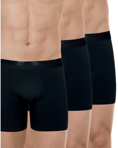 Pack of 3 long stretch cotton boxers Eminence Studio (black)