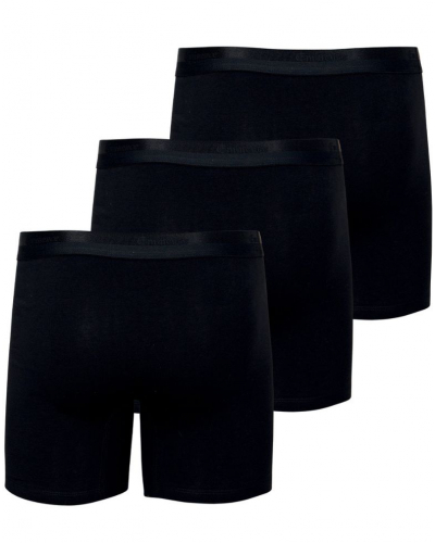 Pack of 3 long stretch cotton boxers Eminence Studio (black)