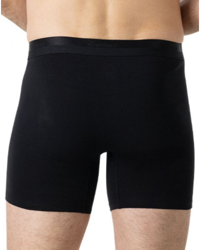 Pack of 3 long stretch cotton boxers Eminence Studio (Black / Teal / Navy)