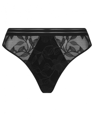 String Antigel Dentelle Rebelle (Noir)