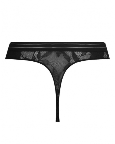 Thong Antigel Dentelle Rebelle (Black)