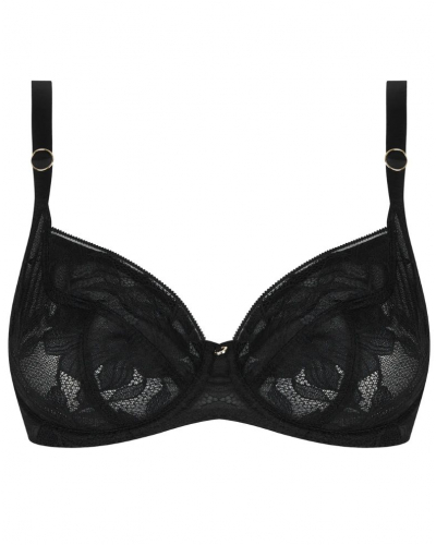 Wellness demi bra Antigel Dentelle Rebelle (Black)
