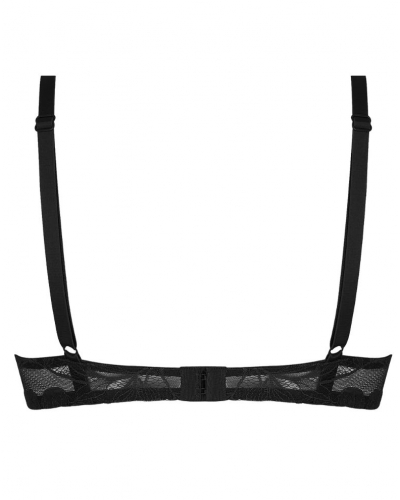Soutien-gorge plunge demi mousse Antigel Dentelle Rebelle (Noir)