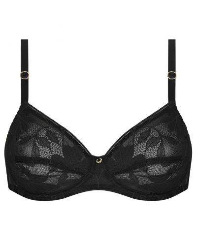 Underwired bra Antigel Dentelle Rebelle (Black)