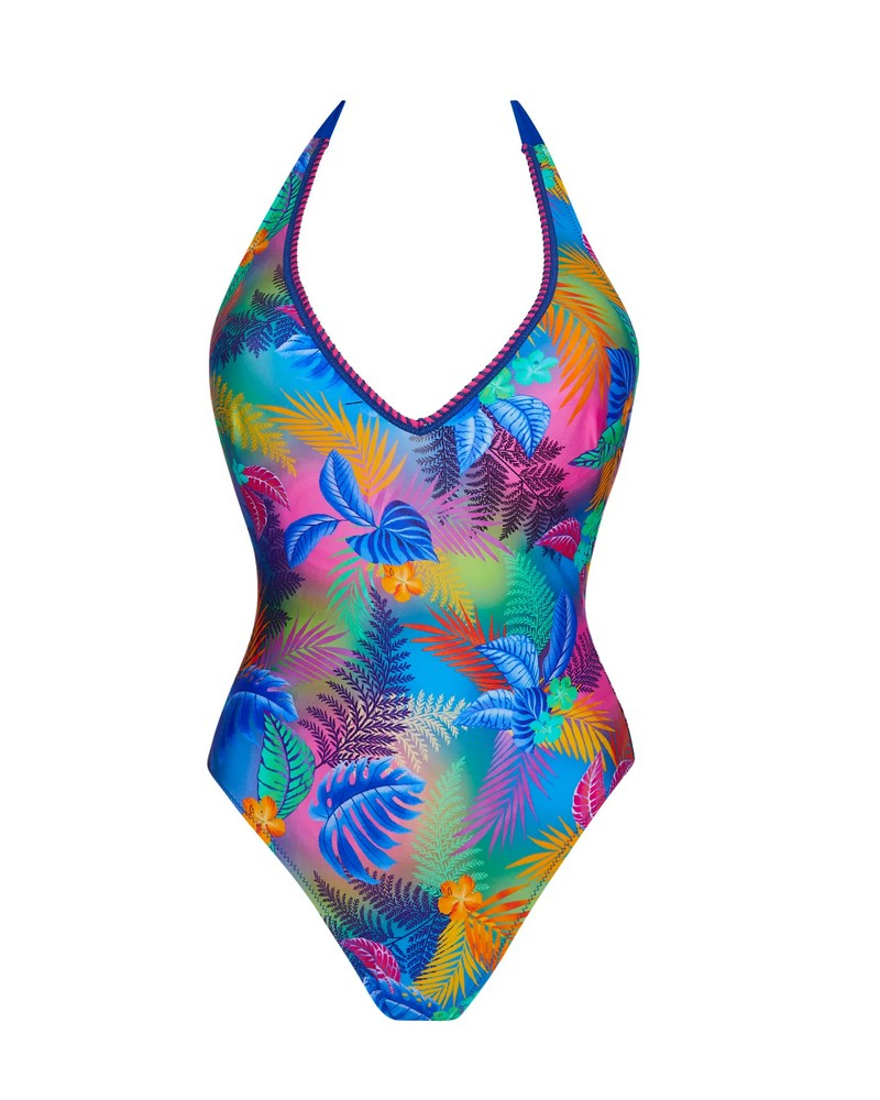 One-piece swimsuit Antigel L'Avatar des Îles (Bleu Avatar)