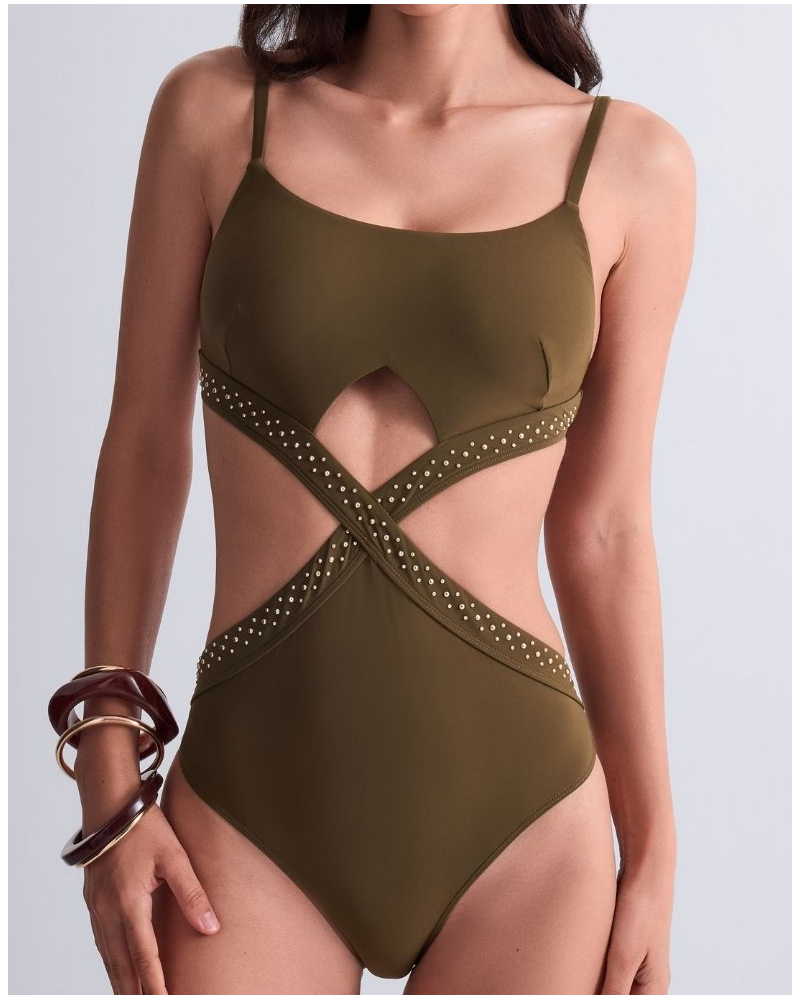 Trikini Aubade Summer Stars (Khaki)