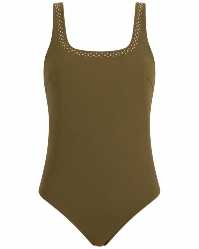 Maillot de bain une pièce souple Aubade Summer Stars (Khaki)
