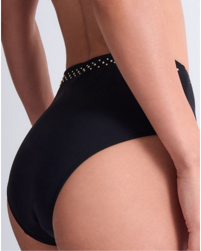 High waist bath brief Aubade Summer Stars (Black)