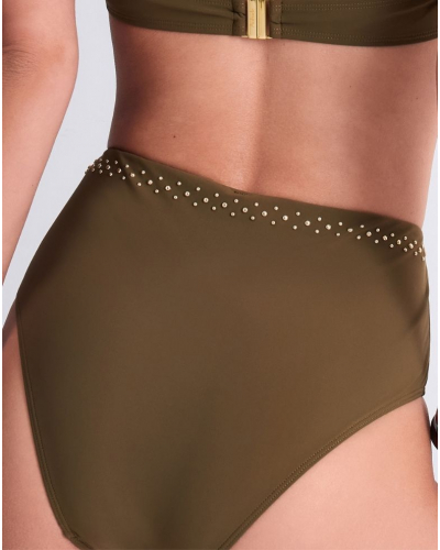 High waist bath briefs Aubade Summer Stars (Khaki)